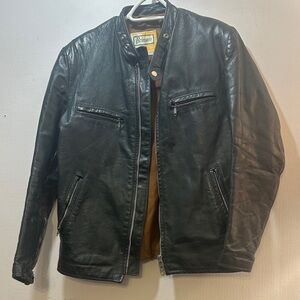 Brimaco Men's Black Leather Jacket